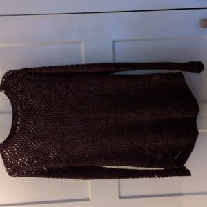 Apt. 9 Women's Dark Maroon Knit Sweater